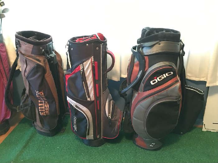 Empty Golf Bags