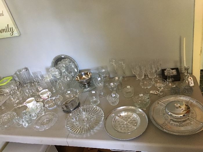 Nice glass ware / serving dishes