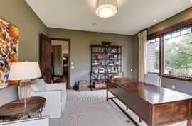 The Office Desk and Bookcase are for sale, nothing else in this picture is for sale.