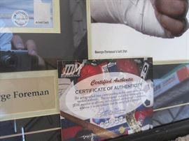 "The Rumble in the Jungle" Ali .V. Foreman photo with Certificate of Authenticity.