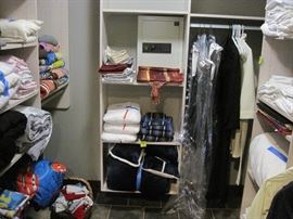 Linens. Towels. Bedding. Quilts. Blankets. Table