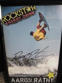 Aaron Rathy signed Poster.