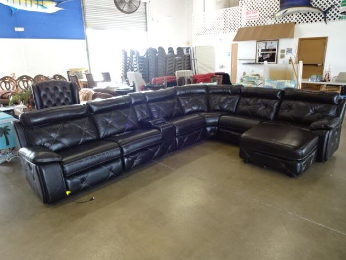 Beautiful Large Sectional Electric Recliners