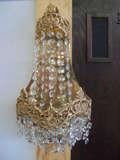 French Crystal Sconces