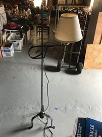 #16 black floor lamp $75.00