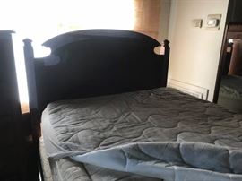 #18 queen size Sealy pillow top mattress set $150.00
#19 Queen broyhill bed frame w tall back $200.00