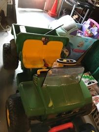#73 John Deere Gator Power Wheels $50.00