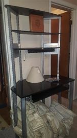 Desk/Display Unit. Queen Comforter with Valance, Pillow, Shams