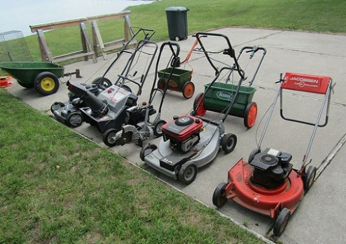 Lawn Mowers, edger and lawn equipment