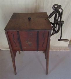 Antique wooden Washing Machine-churn