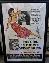 Vintage Cinemascope movie poster