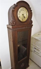 Antique German grandfather clock
