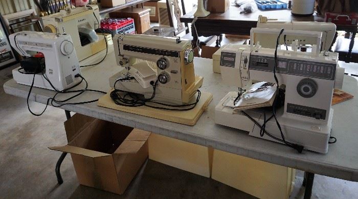 Kenmore and Singer sewing machines