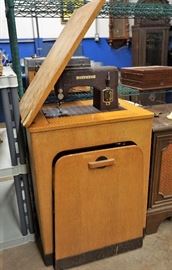 Vintage Kenmore cabinet with built-in seat