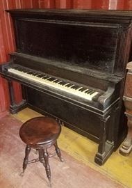 Sterling upright concert grand piano