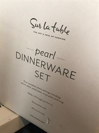 Sur La Table - PEARL DINNERWARE SET, NEW IN BOX