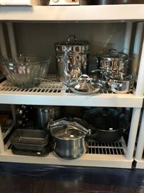CUISINART COOKWARE (SOLD)
SERVING DISHES
