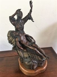 Bronze Sculpture - James Pasma (American 1933-1999) signed and dated 1979 - 23.5" overall height
