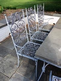 Custom Made Forge Steel/Iron Patio Furniture by Kreissle - Beyond Beautiful and amazingly comfortable 