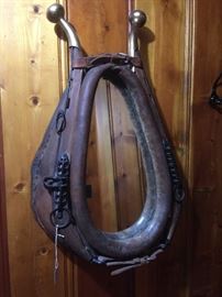 Vintage Horse Collar/Harness Mirror - Size 32' x 20"