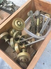 Vintage doorknobs...solid brass