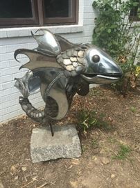 Paul Eppling Fish...this entire sculpture is made of car parts!