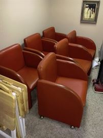SHELBY WILLIAMS CHAIR SET 1970'S