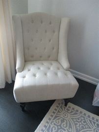 Tufted chair, well maintained!