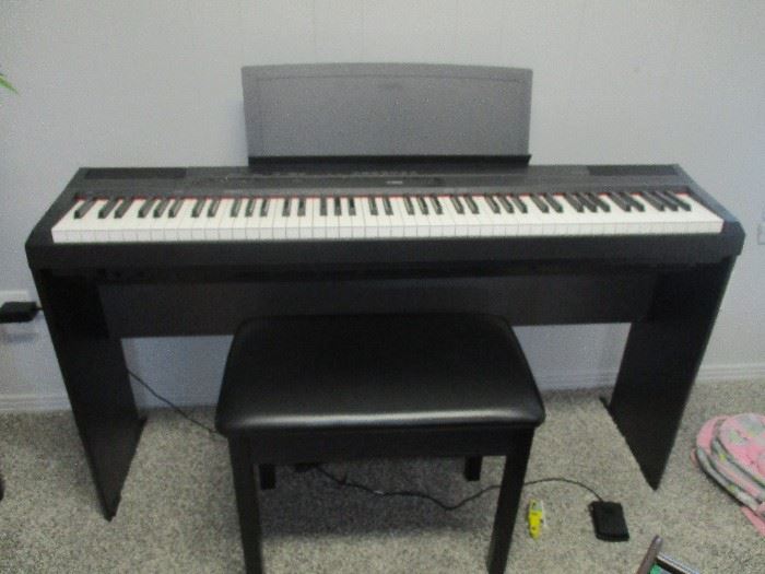 Electric keyboard and stool