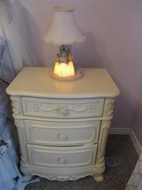 French style night stand out of girls bedroom
