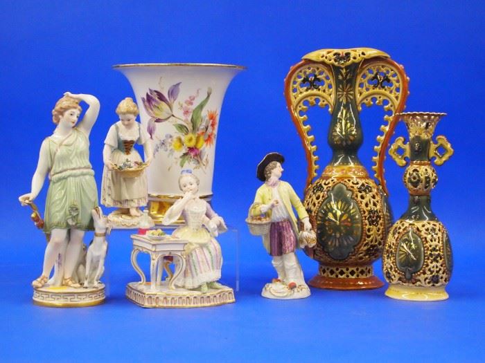 Meissen  & Teplitz Porcelain