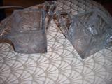 UNUSUAL GLASS PITCHERS