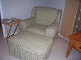 CHAIR AND OTTOMAN