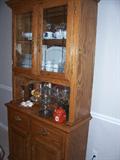 OAK CHINA CABINET