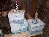 LIGHTHOUSES W/ ORIGINAL BOXES