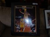 ABDUEL JABBAR SIGNED POSTER WITH COA