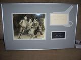 WIZARD OF OZ "TIN MAN" JACK HAYLEY, SIGNED WITH COA