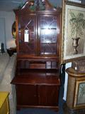 NICE MAHOGANY SECRETARY BOOKCAST
