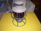 SIGNED RAILROAD LANTERN