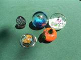 SEVERAL GLASS PAPER WEIGHTS