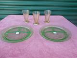 LOTS OF DEPRESSION GLASS