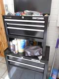 CRAFTSMAN TOOLBOX FULL OF HAND TOOLS.