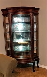 Antique curio cabinet