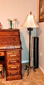 Iron floor lamp