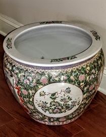 Large Asian planter pot