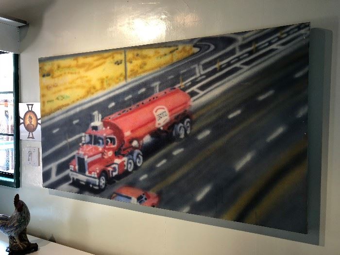 Texaco Truck painting