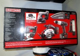 NEW Craftsman Portable Drill Circular Saw Sander & Saber Saw Set