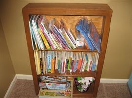 Nice Book Case, Lots of Children's Books...