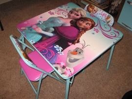Like New Child's Table with Two Chairs...
