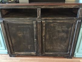 Distressed Wood Media Chest...
